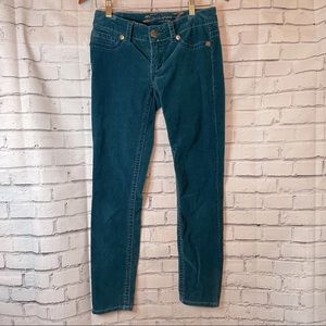 Seven7 Blue Corduroy Skinny Jean